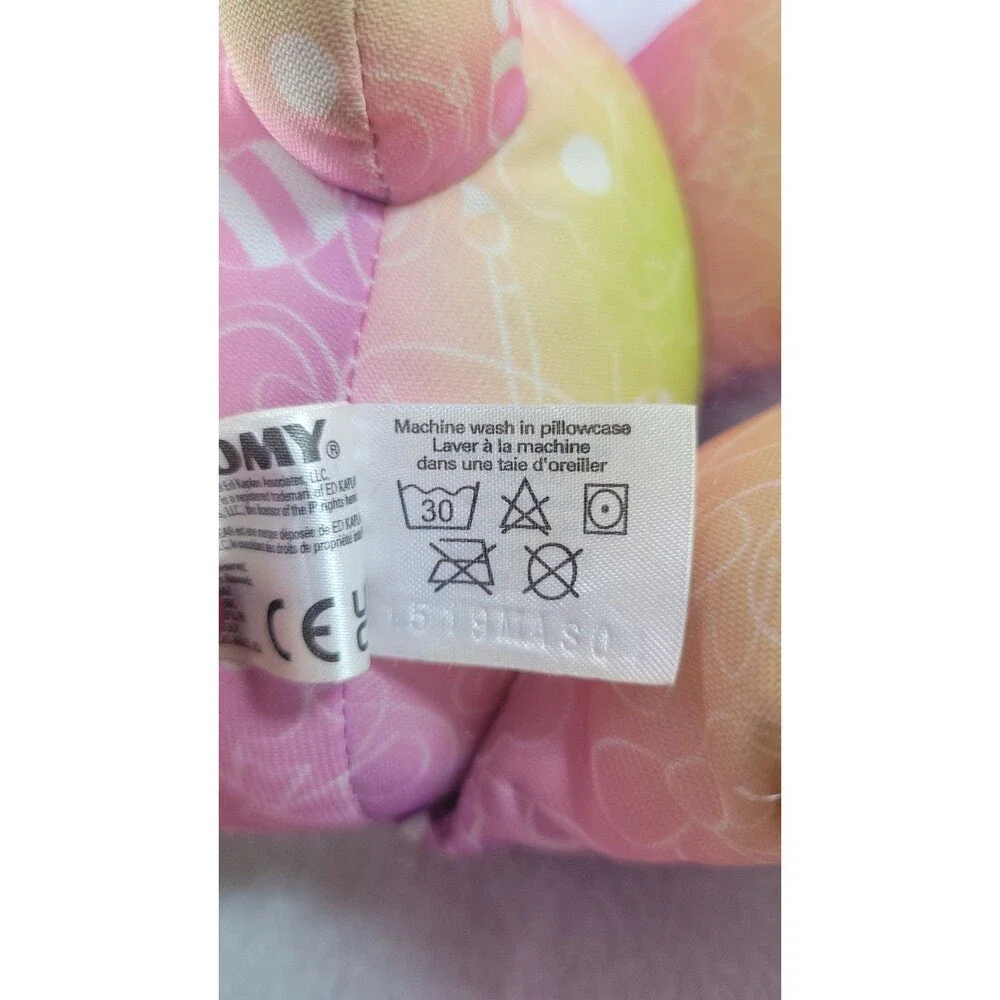 ​Tomy Doodle Bear Easter Egg Bunny Rabbit Pink Plush 17